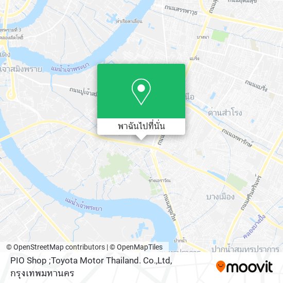 PIO Shop ;Toyota Motor Thailand. Co.,Ltd แผนที่