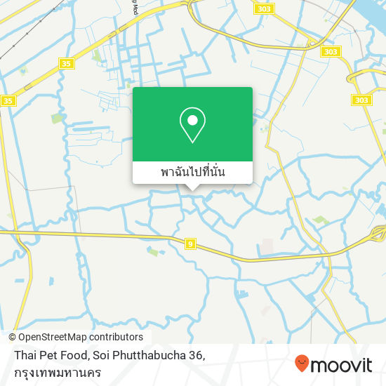 Thai Pet Food, Soi Phutthabucha 36 แผนที่