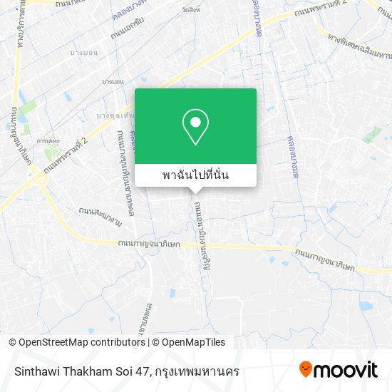 Sinthawi Thakham Soi 47 แผนที่