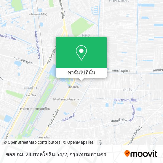 ซอย กม. 24 พหลโยธิน 54/2 แผนที่