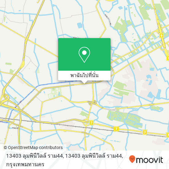 13403 ลุมพินีวิลล์ ราม44, 13403 ลุมพินีวิลล์ ราม44 แผนที่