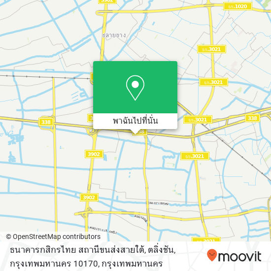 ธนาคารกสิกรไทย สถานีขนส่งสายใต้, ตลิ่งชัน, กรุงเทพมหานคร 10170 แผนที่