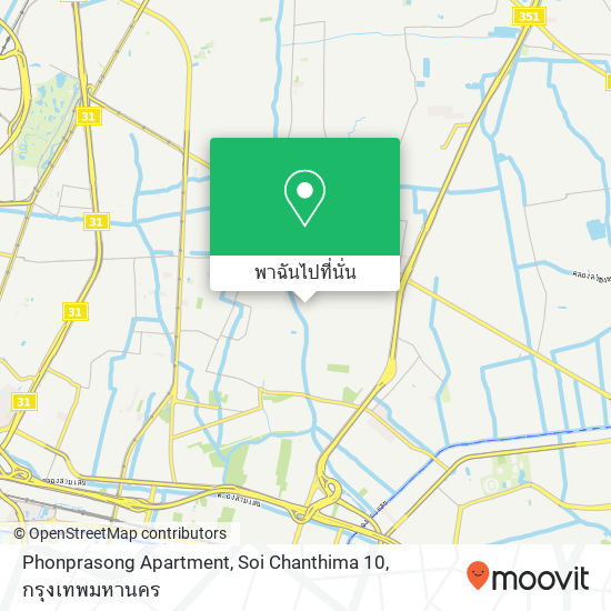 Phonprasong Apartment, Soi Chanthima 10 แผนที่