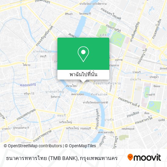 ธนาคารทหารไทย (TMB BANK) แผนที่