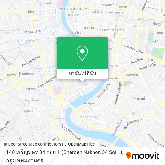 148 เจริญนคร 34 ซอย 1 (Charoen Nakhon 34 Soi 1) แผนที่