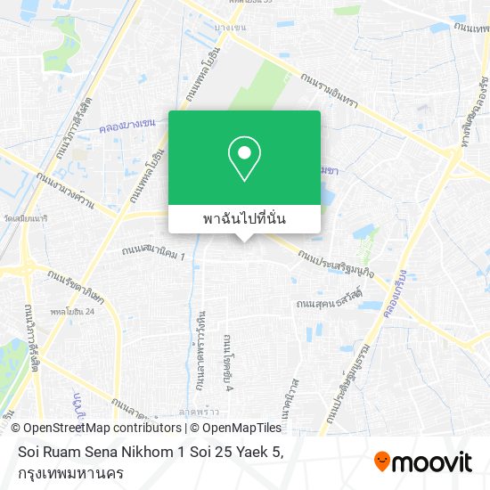 Soi Ruam Sena Nikhom 1 Soi 25 Yaek 5 แผนที่