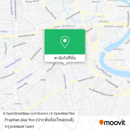 Praphan Alai Yon (ประพันธ์อะไหล่ยนต์) แผนที่