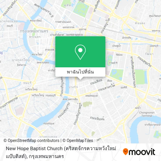 New Hope Baptist Church (คริสตจักรความหวังใหม่ แบ๊บติสต์) แผนที่
