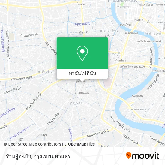 ร้านอู๊ด-เป้า แผนที่