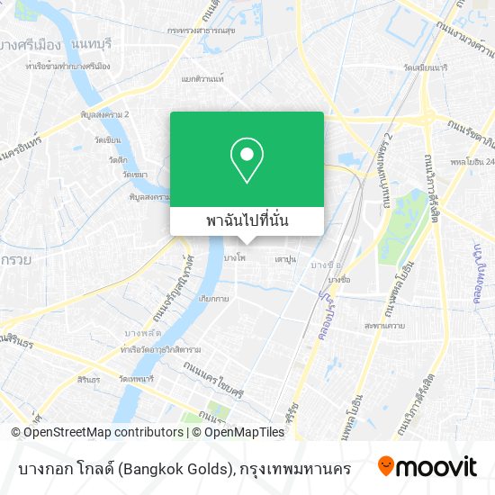 บางกอก โกลด์ (Bangkok Golds) แผนที่