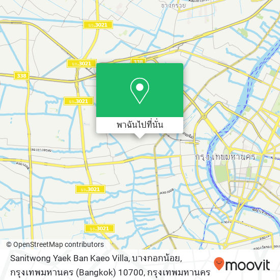 Sanitwong Yaek Ban Kaeo Villa, บางกอกน้อย, กรุงเทพมหานคร (Bangkok) 10700 แผนที่