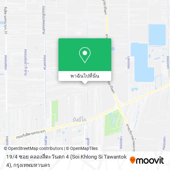 19 / 4 ซอย คลองสี่ตะวันตก 4 (Soi Khlong Si Tawantok 4) แผนที่