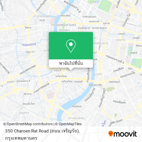 350 Charoen Rat Road (ถนน เจริญรัถ) แผนที่