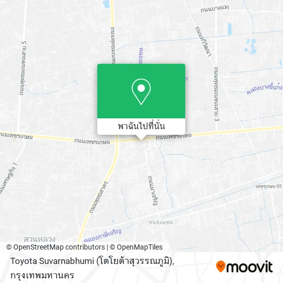 Toyota Suvarnabhumi (โตโยต้าสุวรรณภูมิ) แผนที่