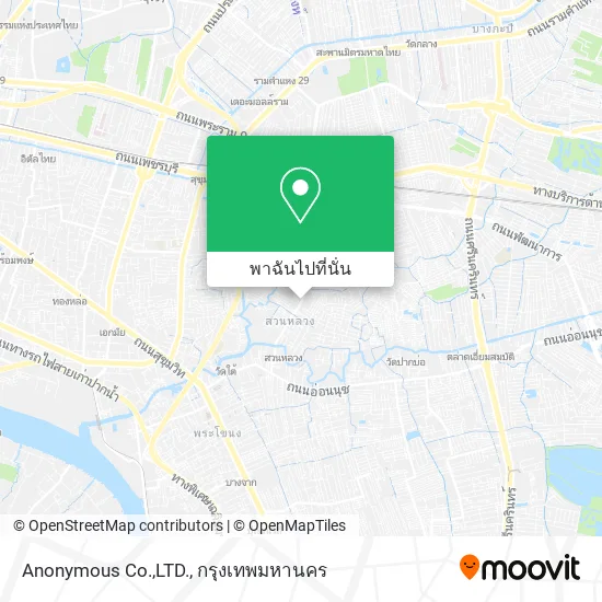 Anonymous Co.,LTD. แผนที่
