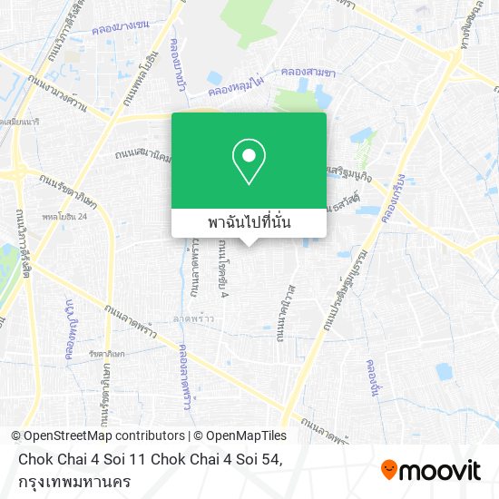 Chok Chai 4 Soi 11 Chok Chai 4 Soi 54 แผนที่