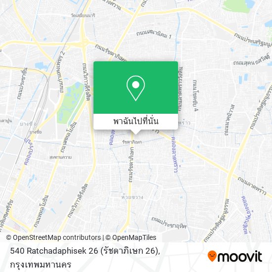 540 Ratchadaphisek 26 (รัชดาภิเษก 26) แผนที่