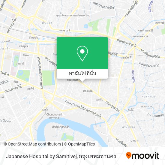 Japanese Hospital by Samitivej แผนที่