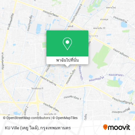 KU Ville (เคยู วิลล์) แผนที่