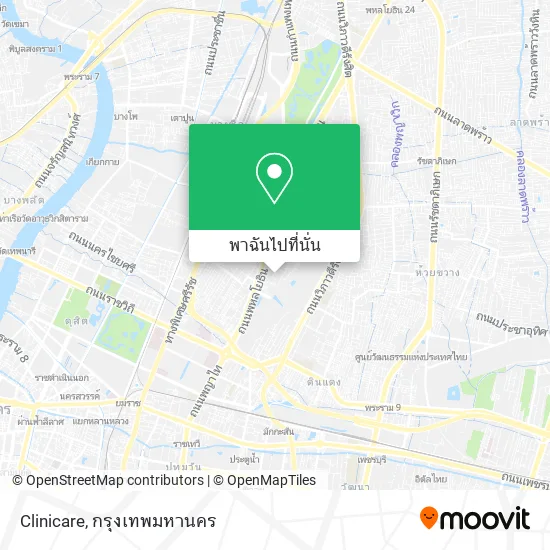 Clinicare แผนที่