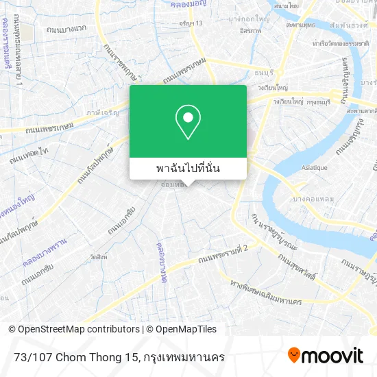 73/107 Chom Thong 15 แผนที่