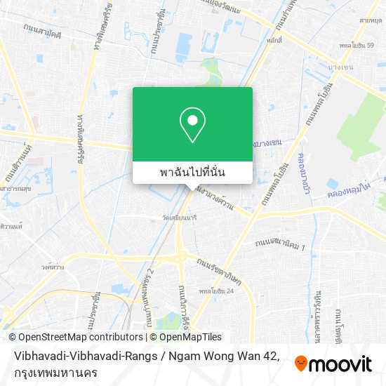 Vibhavadi-Vibhavadi-Rangs / Ngam Wong Wan 42 แผนที่
