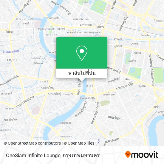OneSiam Infinite Lounge แผนที่