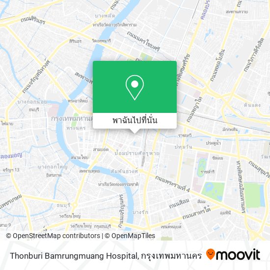 Thonburi Bamrungmuang Hospital แผนที่