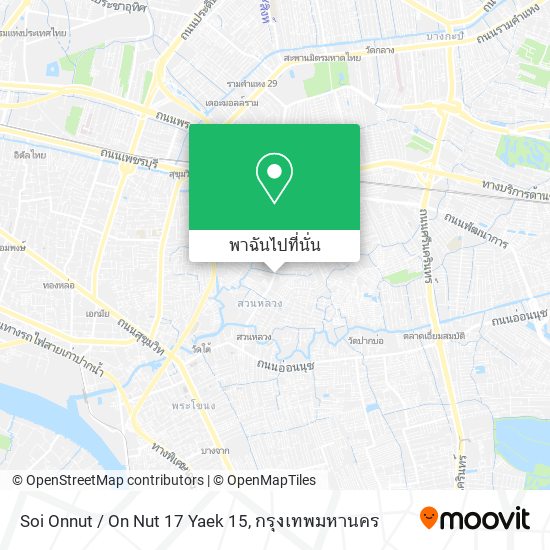 Soi Onnut / On Nut 17 Yaek 15 แผนที่