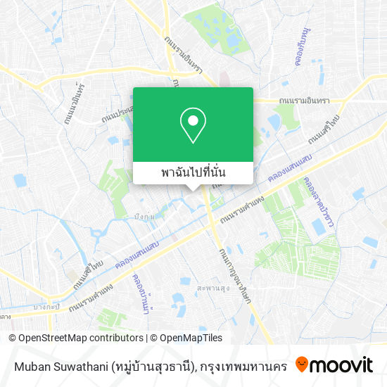 Muban Suwathani (หมู่บ้านสุวธานี) แผนที่