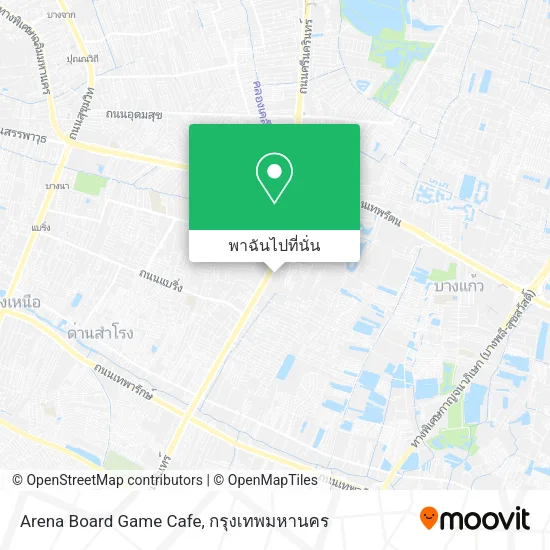 Arena Board Game Cafe แผนที่