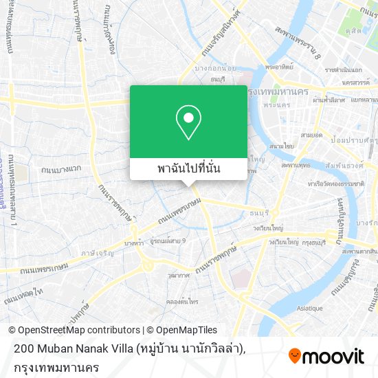 200 Muban Nanak Villa (หมู่บ้าน นานักวิลล่า) แผนที่