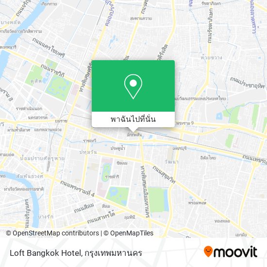 Loft Bangkok Hotel แผนที่