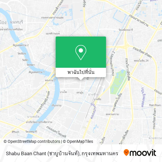 Shabu Baan Chant (ชาบูบ้านจันท์) แผนที่