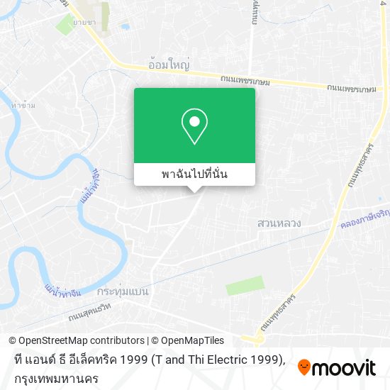 ที แอนด์ ธี อีเล็คทริค 1999 (T and Thi Electric 1999) แผนที่