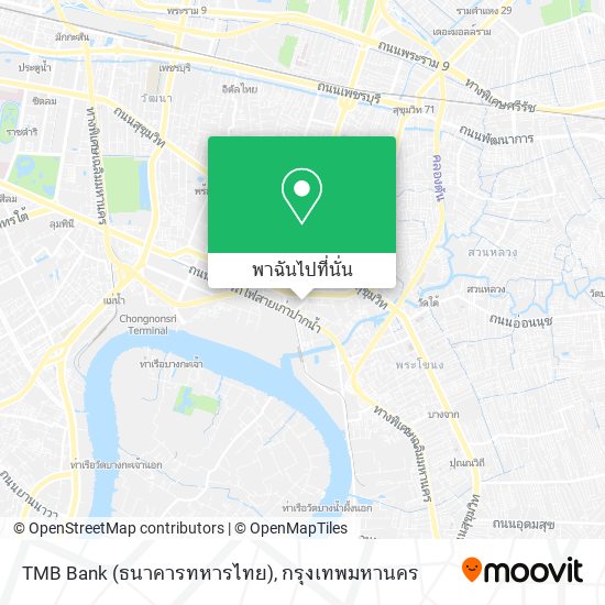 TMB Bank (ธนาคารทหารไทย) แผนที่