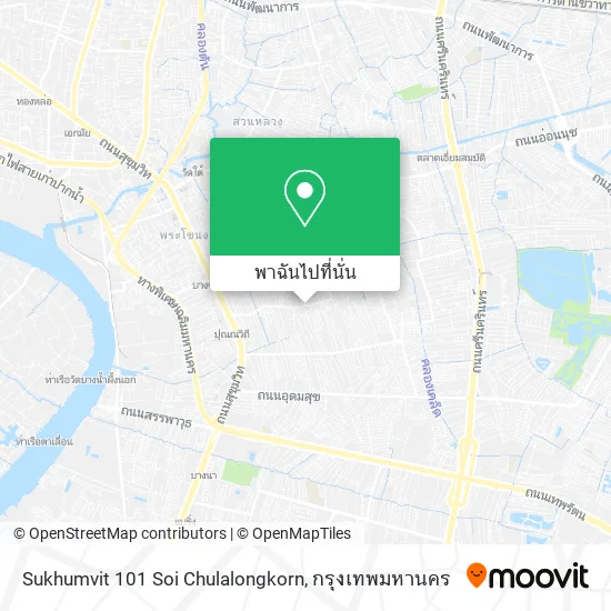 Sukhumvit 101 Soi Chulalongkorn แผนที่