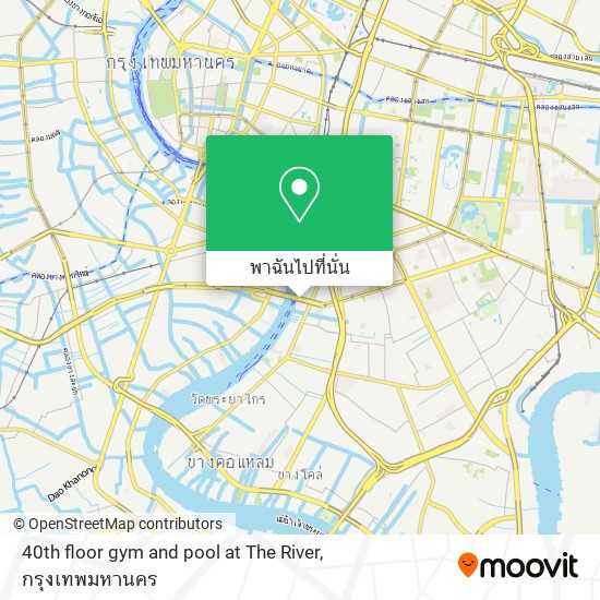 40th  floor gym and pool at The River แผนที่