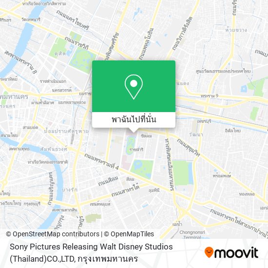 Sony Pictures Releasing Walt Disney Studios (Thailand)CO.,LTD แผนที่