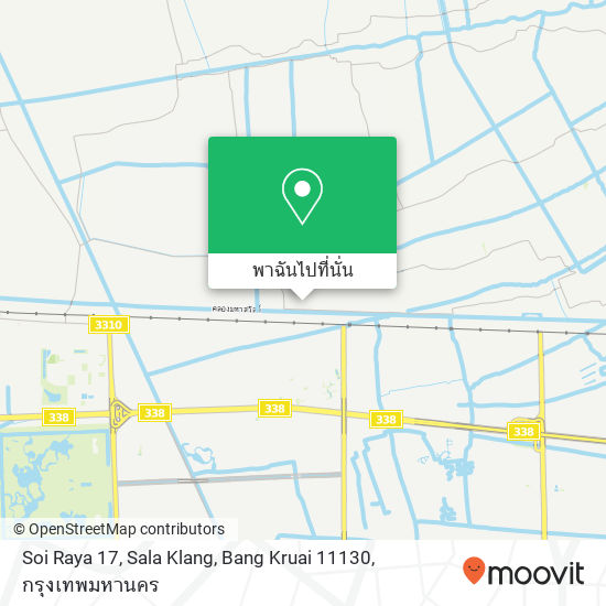 Soi Raya 17, Sala Klang, Bang Kruai 11130 แผนที่