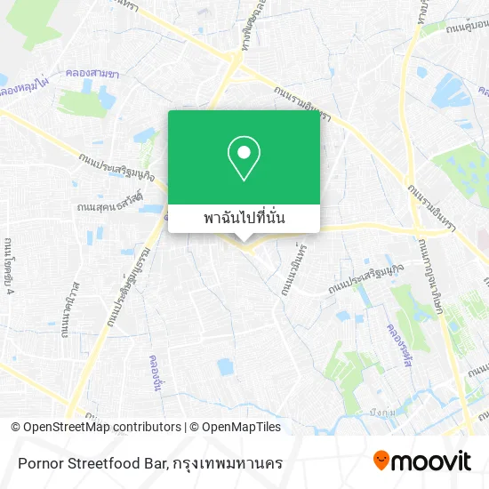 Pornor Streetfood Bar แผนที่