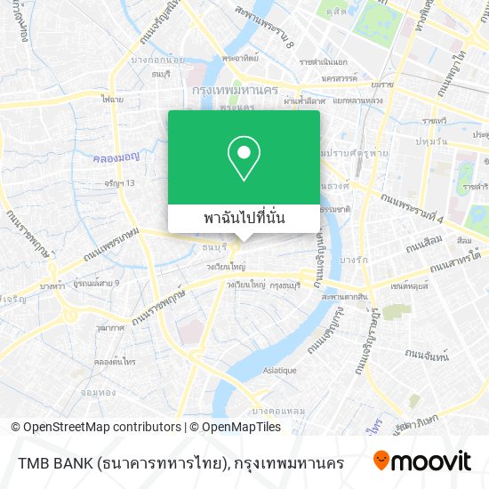 TMB BANK (ธนาคารทหารไทย) แผนที่