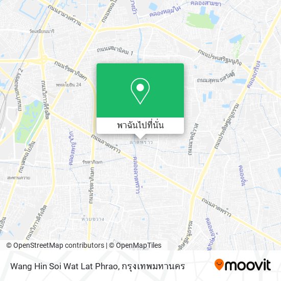 Wang Hin Soi Wat Lat Phrao แผนที่