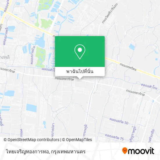 ไทยเจริญทองการทอ แผนที่