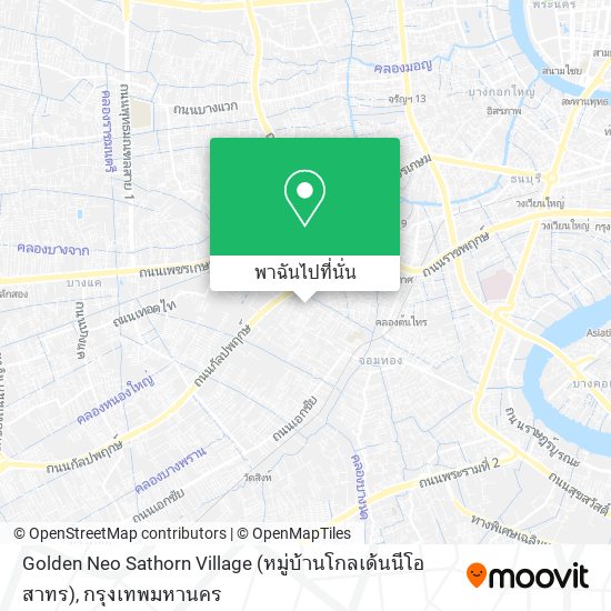 Golden Neo Sathorn Village (หมู่บ้านโกลเด้นนีโอ สาทร) แผนที่