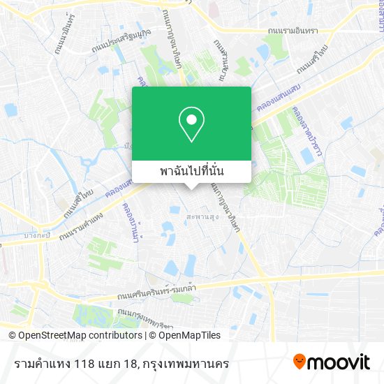 รามคำแหง 118 แยก 18 แผนที่