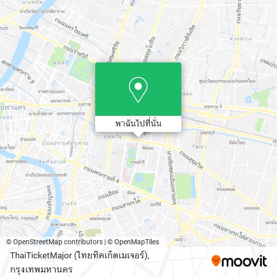 ThaiTicketMajor (ไทยทิคเก็ตเมเจอร์) แผนที่