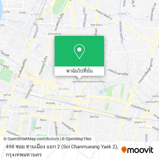 498 ซอย ชานเมือง แยก 2 (Soi Chanmueang Yaek 2) แผนที่