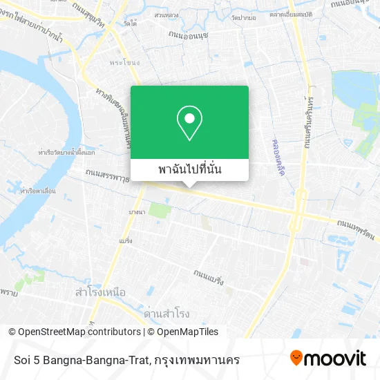 Soi 5 Bangna-Bangna-Trat แผนที่