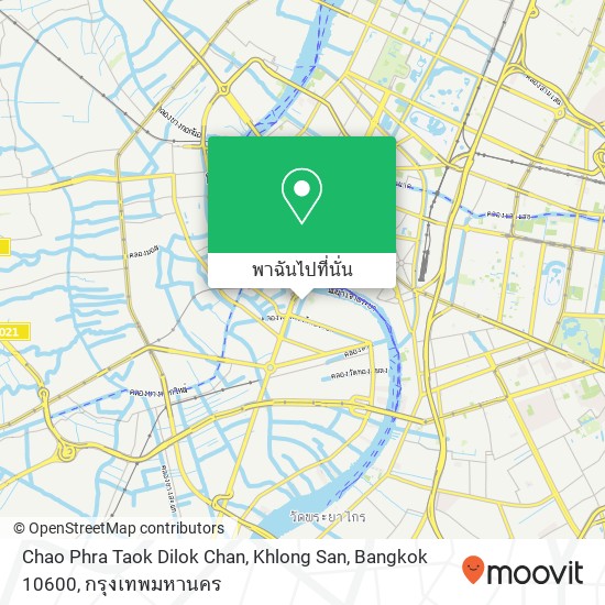 Chao Phra Taok Dilok Chan, Khlong San, Bangkok 10600 แผนที่